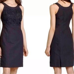 Anthropologie Black Midi Dress